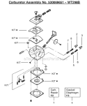 Page A Diagram and Parts List for BC30B  Weed Eater Trimmer